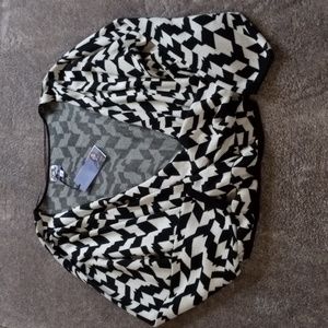 Future Collective x Target houndstooth wrap sweater NWT